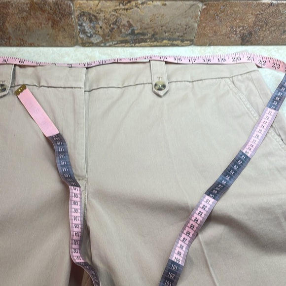 Talbots Women’s Pant High Rise Wide Full Length Leg Zipper Pockets Size 18W Plus - Picture 9 of 13
